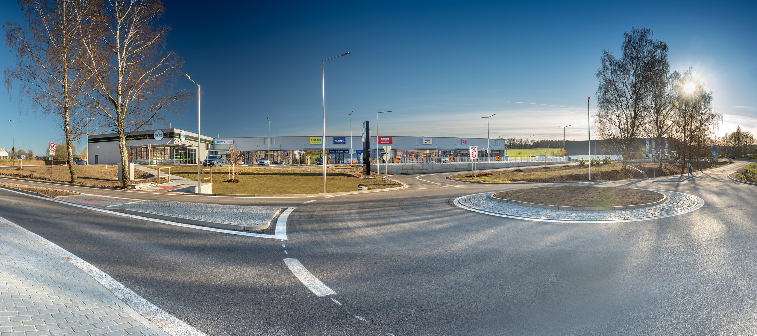 Milevsko – obchodní centrum - Building construction