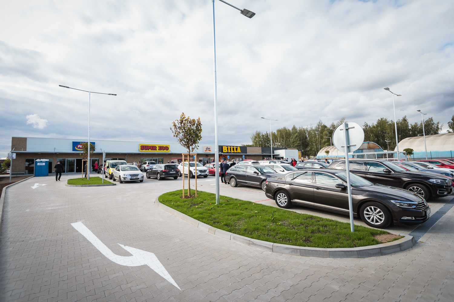 Praha 9 – Retail Park Vinoř - Building construction