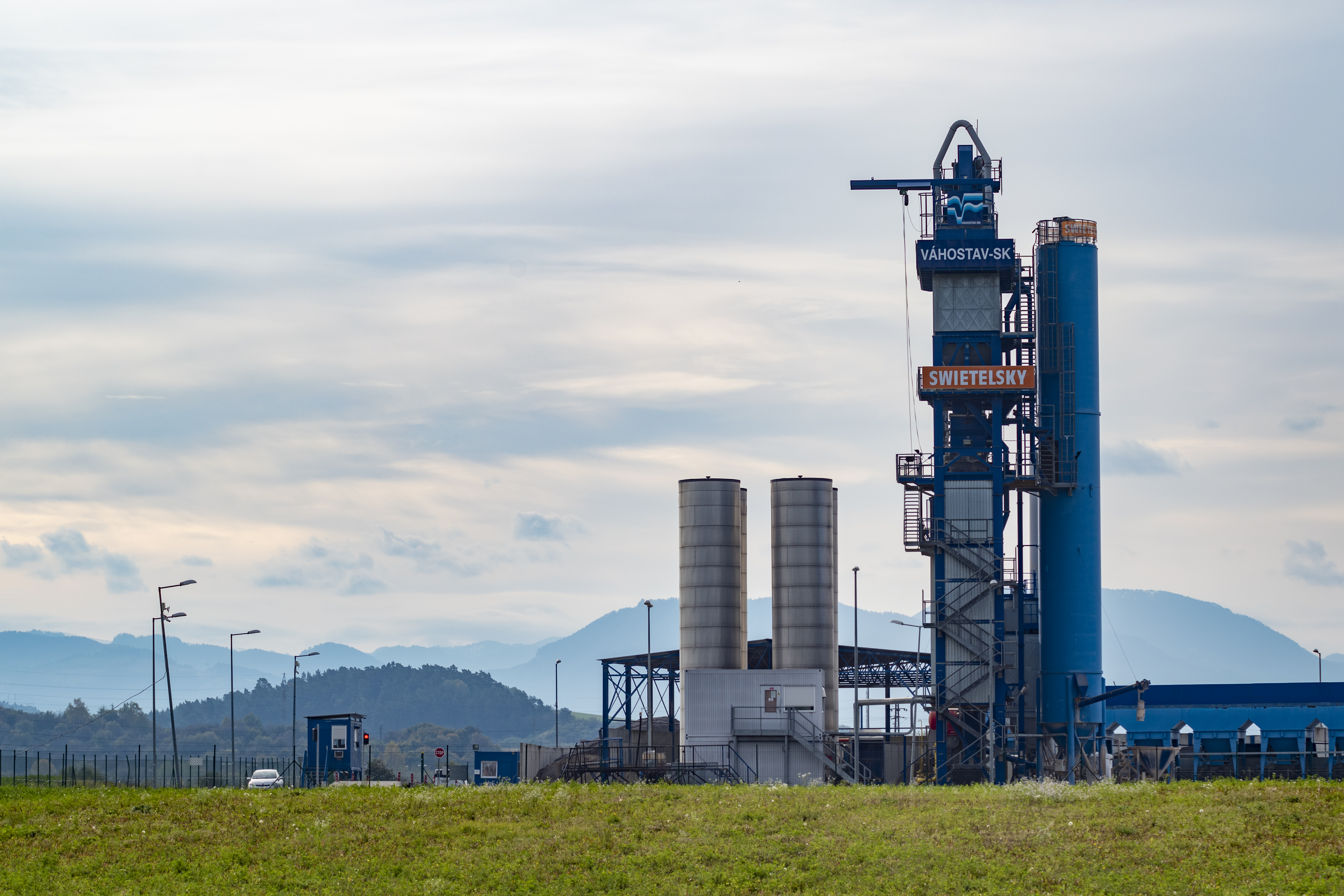 Obaľovačka  - Asphalt production