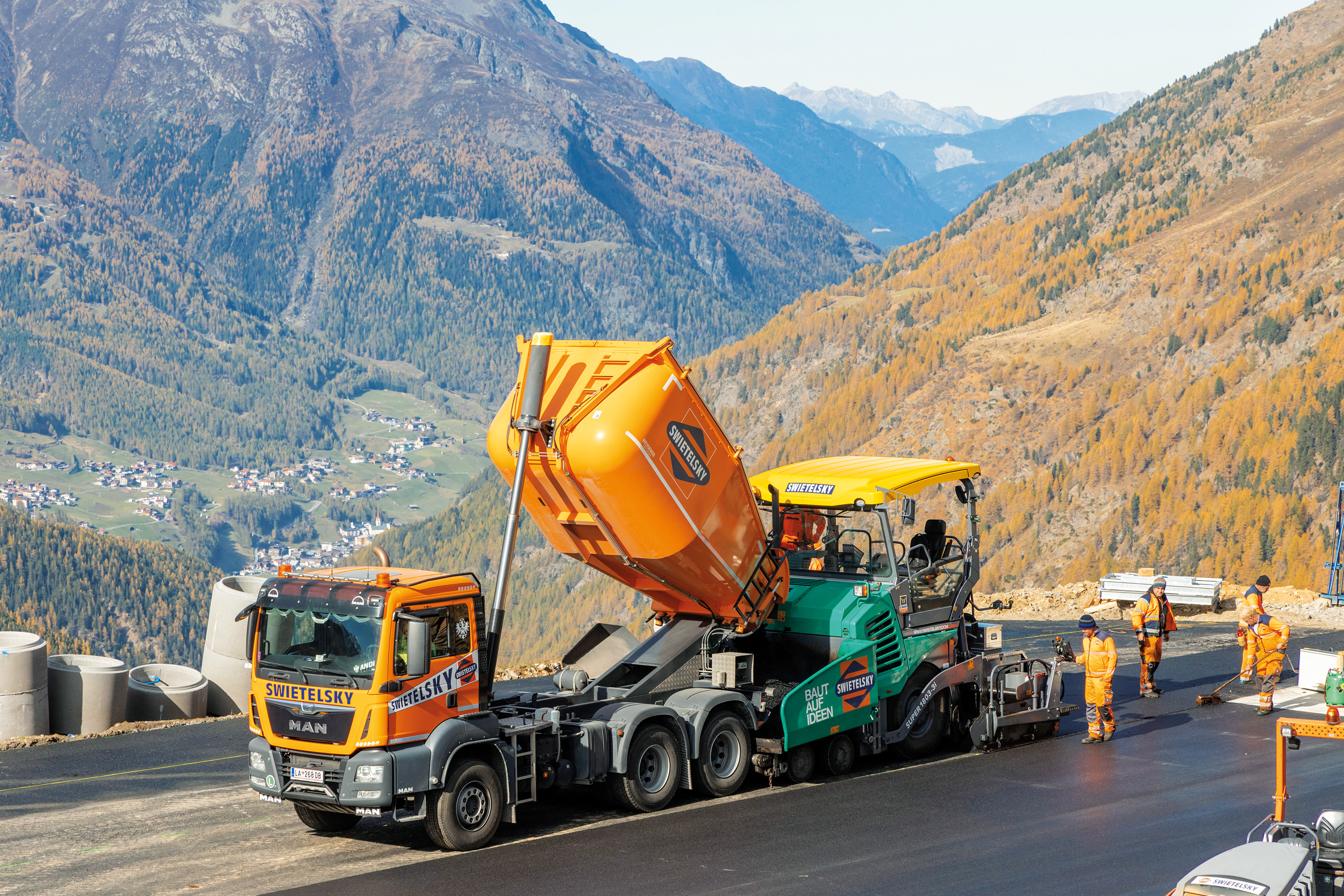 Flugplatz, Heliport Hochgurgl - Road and bridge construction