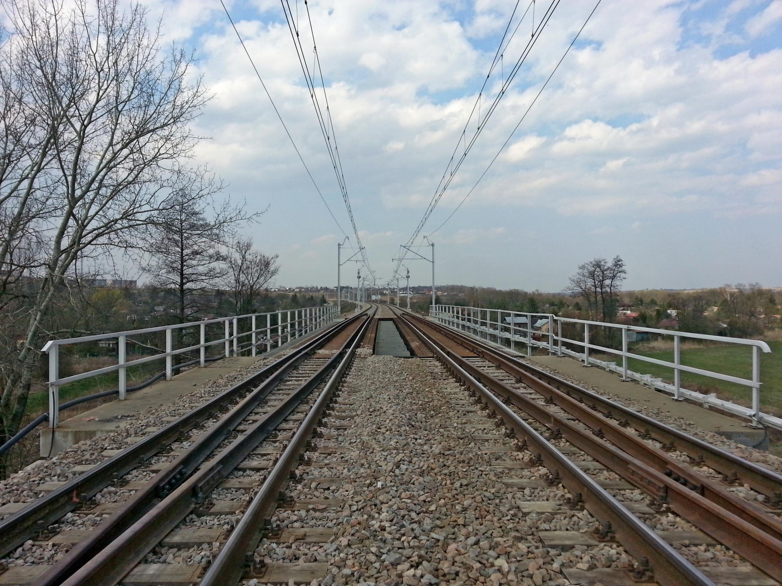 Prace budowlane na torze kolejowym, Kraków  - Railway construction