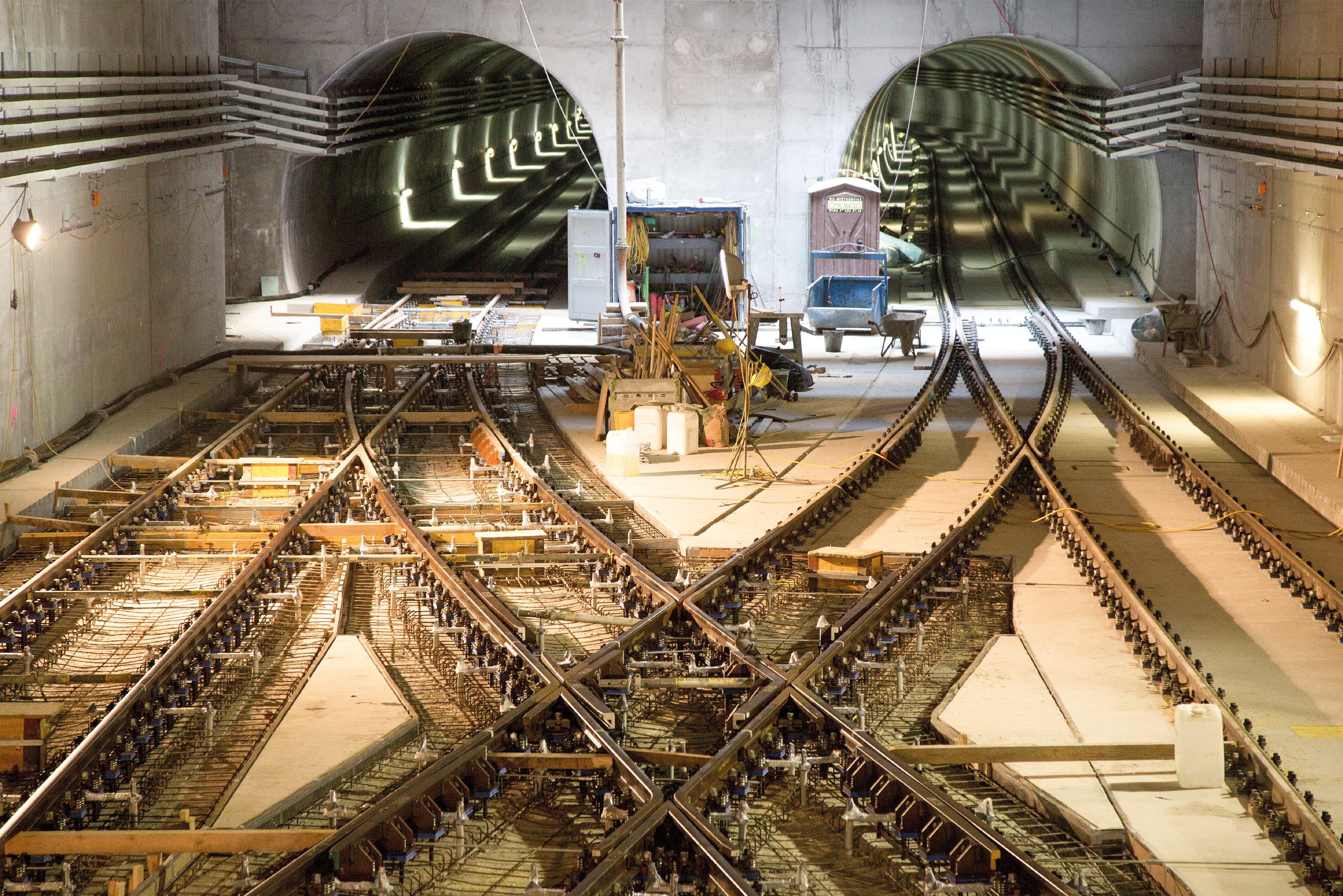 Gleisbau, Wien - Railway construction