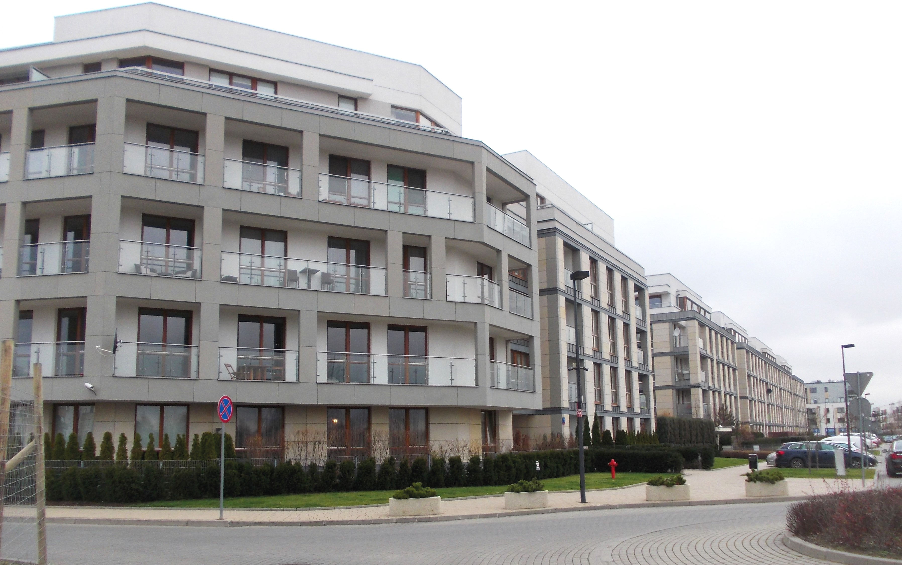 Zespół Mieszkaniowy Wilanów ONE w Warszawie - Building construction