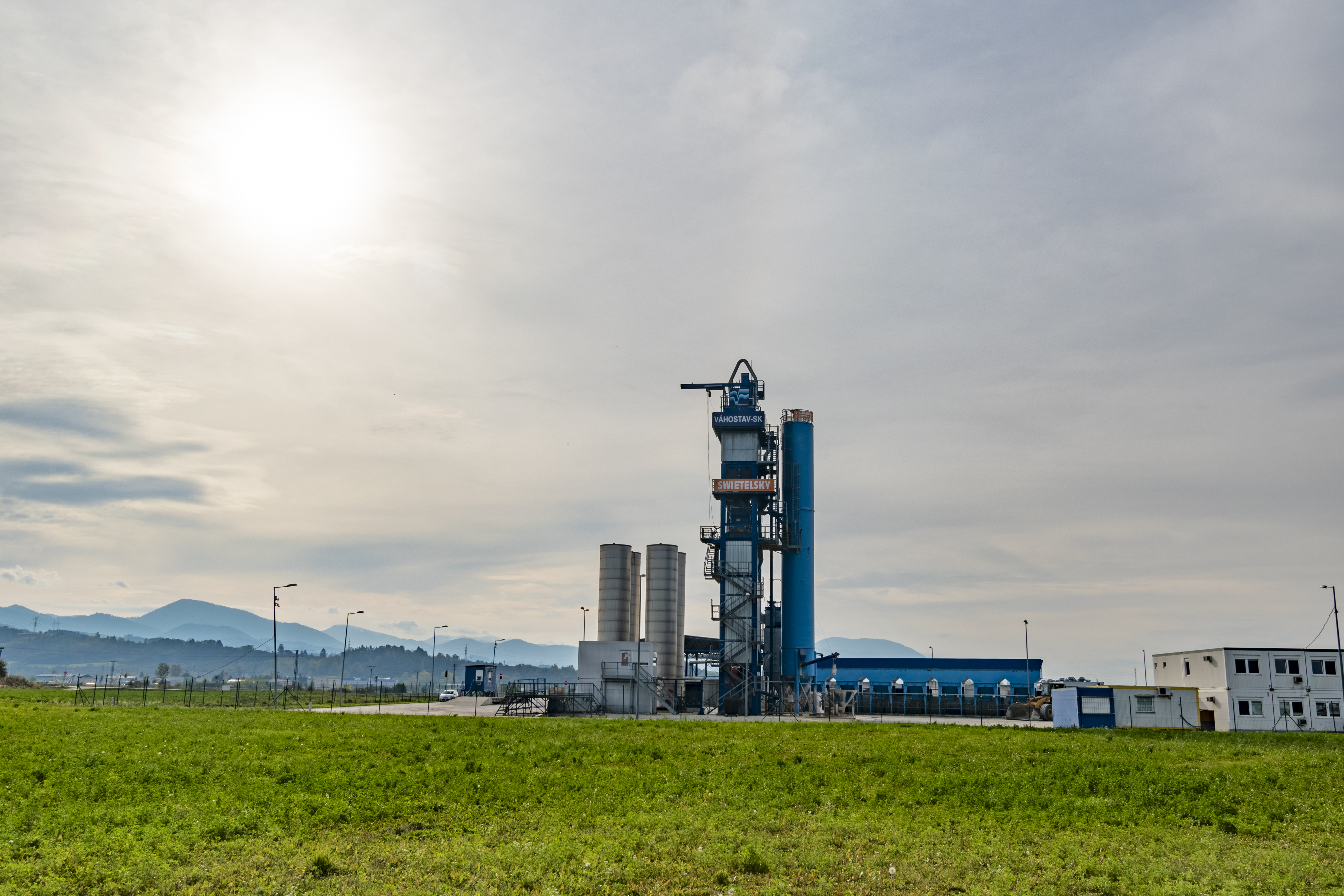 Obaľovačka  - Asphalt production