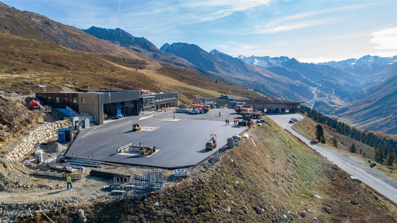 Heliport Hochgurgl - Road and bridge construction