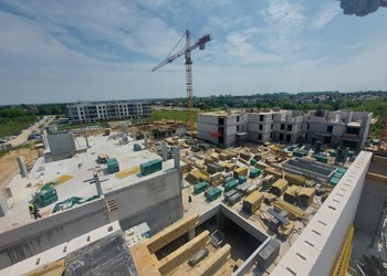 Postęp prac na inwestycji deweloperskiej Swietelsky Lublin "Narcyzowe Wzgórza II" - PL