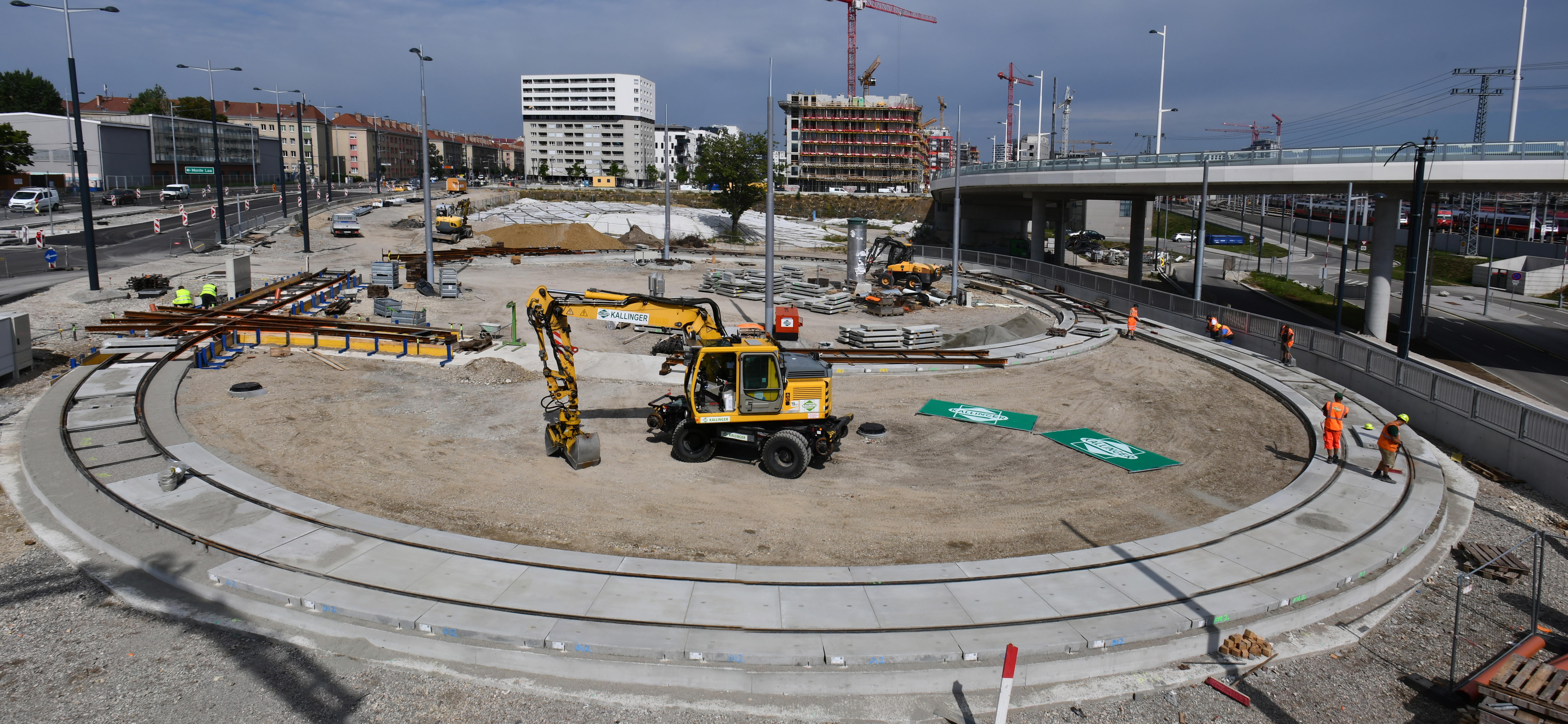 Unterführung Gudrunstraße & Absberggasse - Railway construction