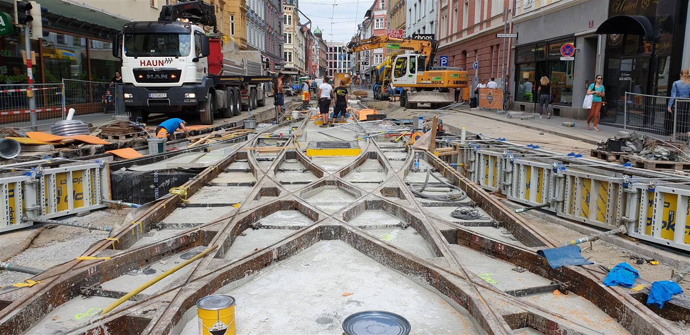 Sanierung Anichstraße/ Bürgerstraße  - Civil engineering