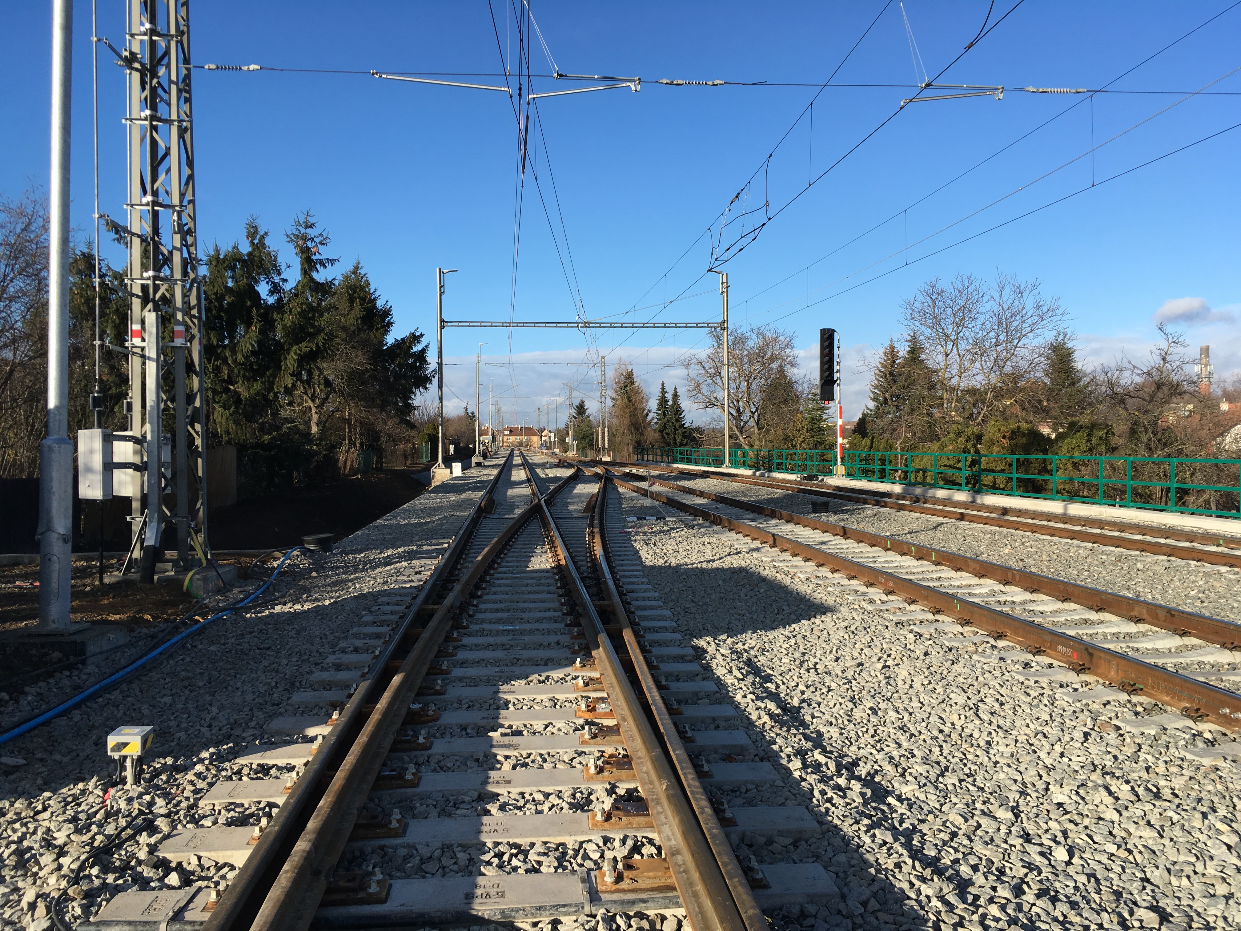 Zvýšení traťové rychlosti v úseku Brno-Slatina – Blažovice  - Railway construction