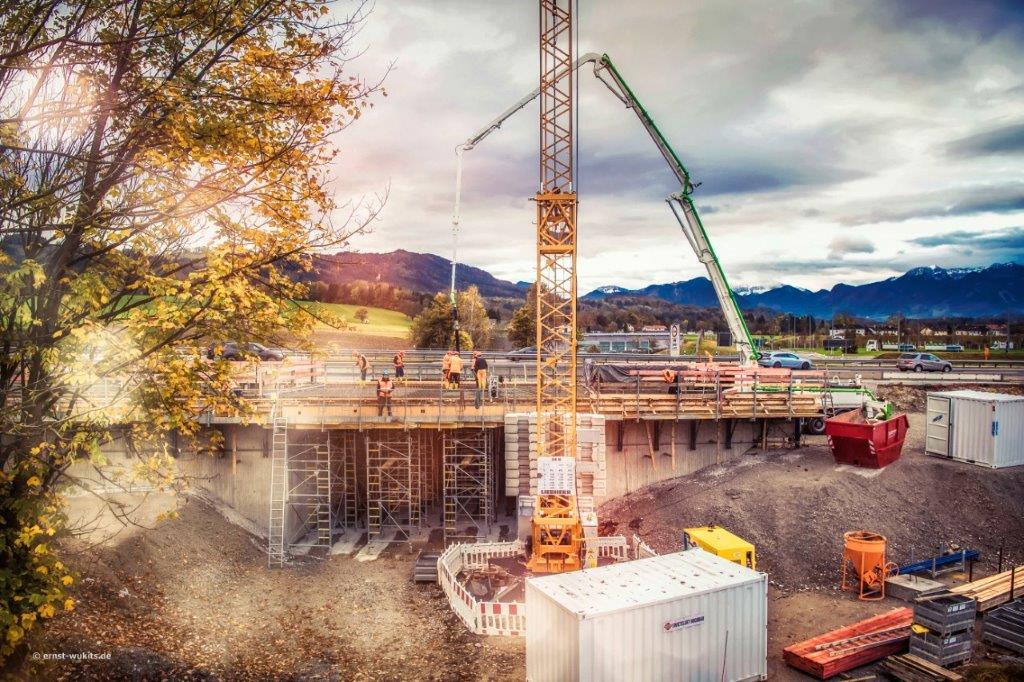 Brücke Samerberg - Road and bridge construction