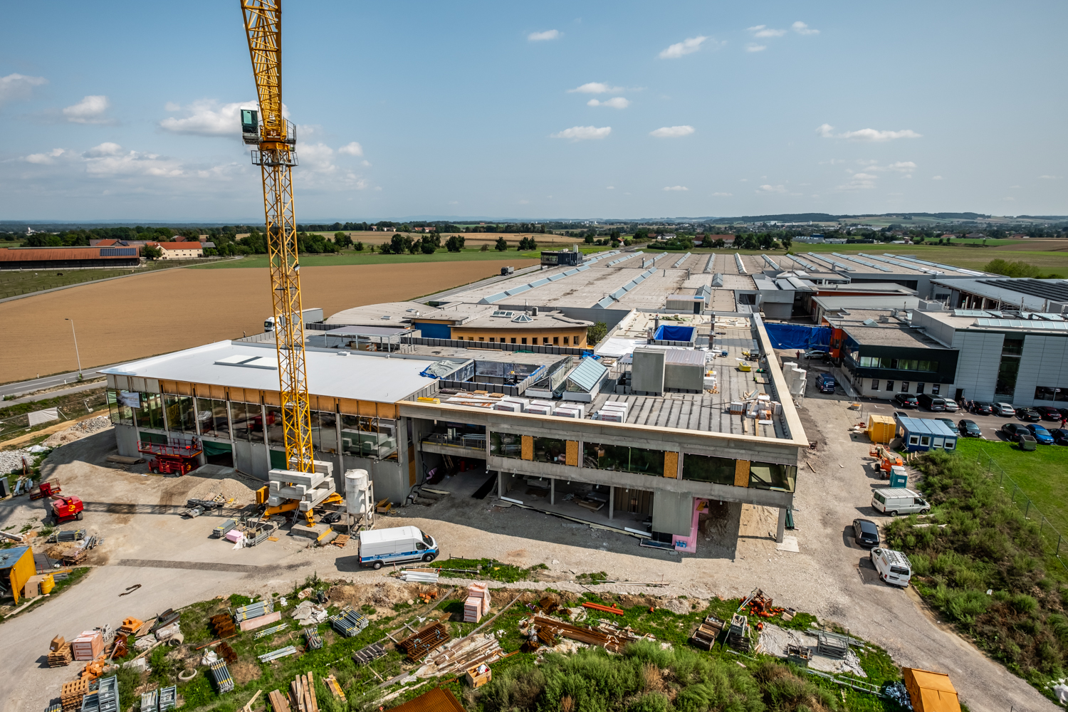 Neubau Schulungszentrum Hargassner Weng - Building construction