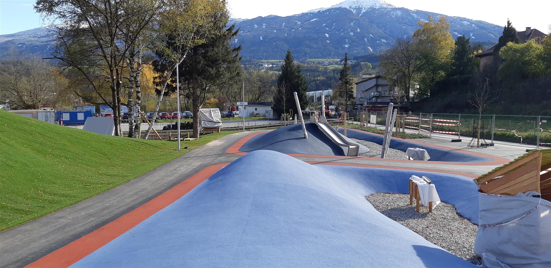 Freizeitpark, Innsbruck - Civil engineering