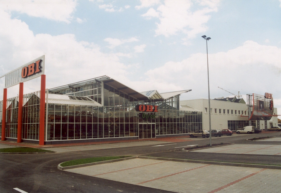 Markety budowlane OBI w Olsztynie, Płocku, Rybniku, Suwałkach, Sochaczewie - Building construction