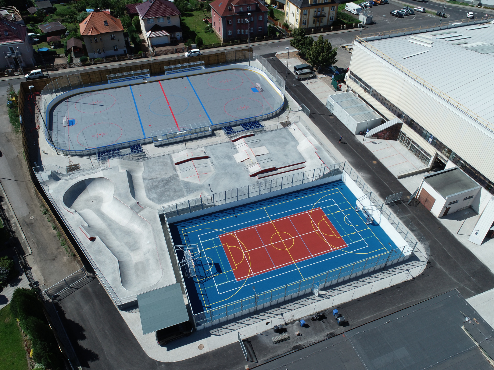 Děčín – multifunkční sportoviště u  zimního stadionu - Specialty competency