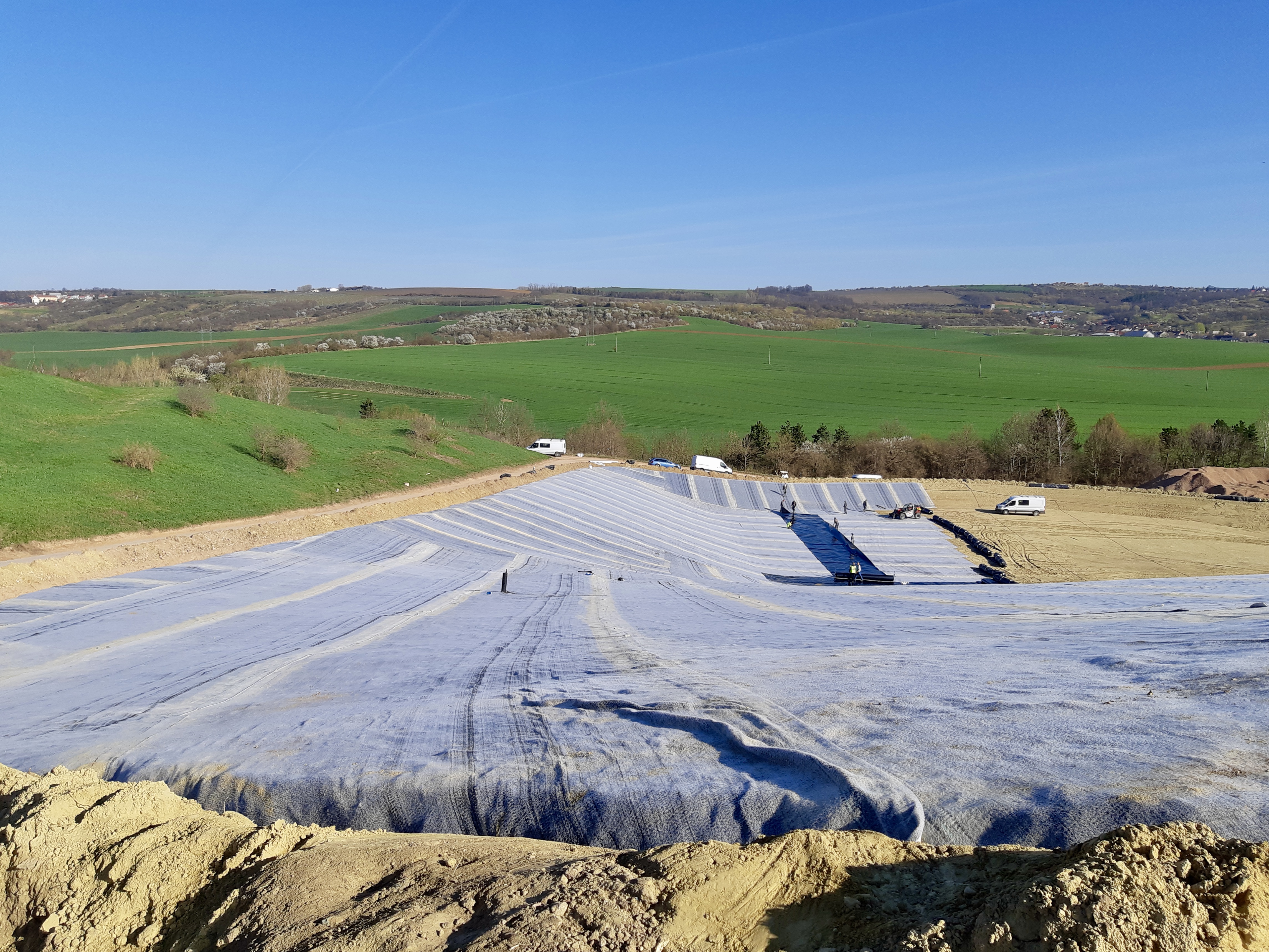 Těmice – rozšíření řízené skládky odpadů (III. etapa) - Civil engineering