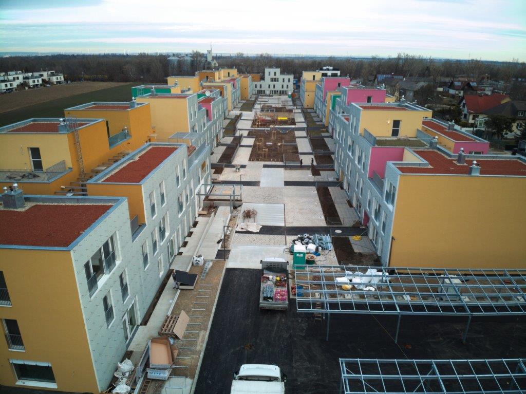 1220 Wien, Oleandergasse - Building construction