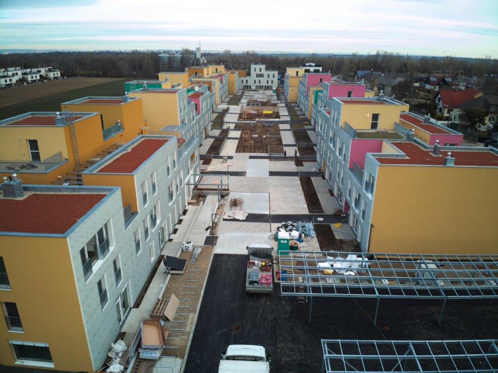 1220 Wien, Oleandergasse - Building construction