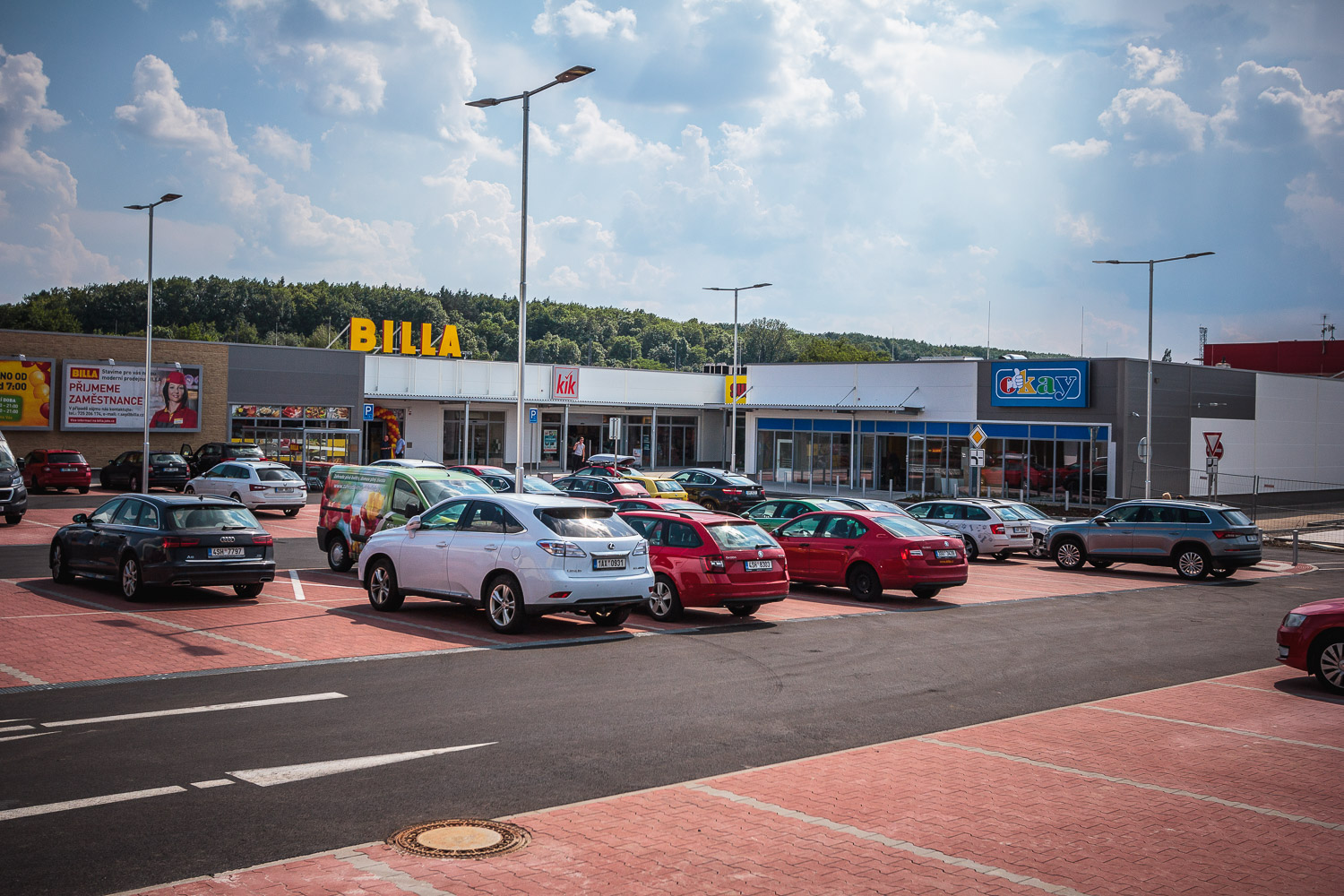 Praha 9 – Retail Park Poděbradská - Building construction