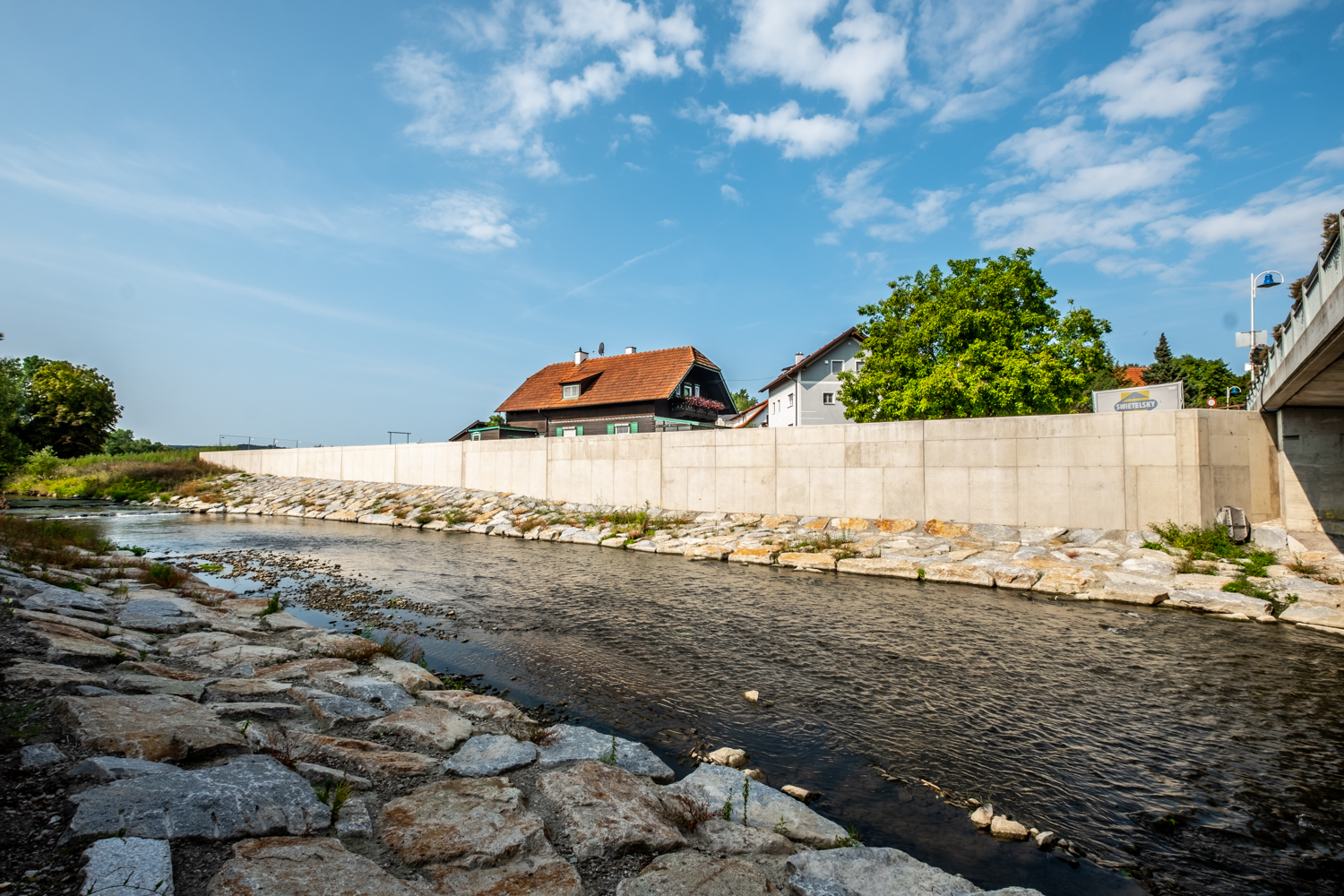 Hochwasserschutz Antiesen - Building construction