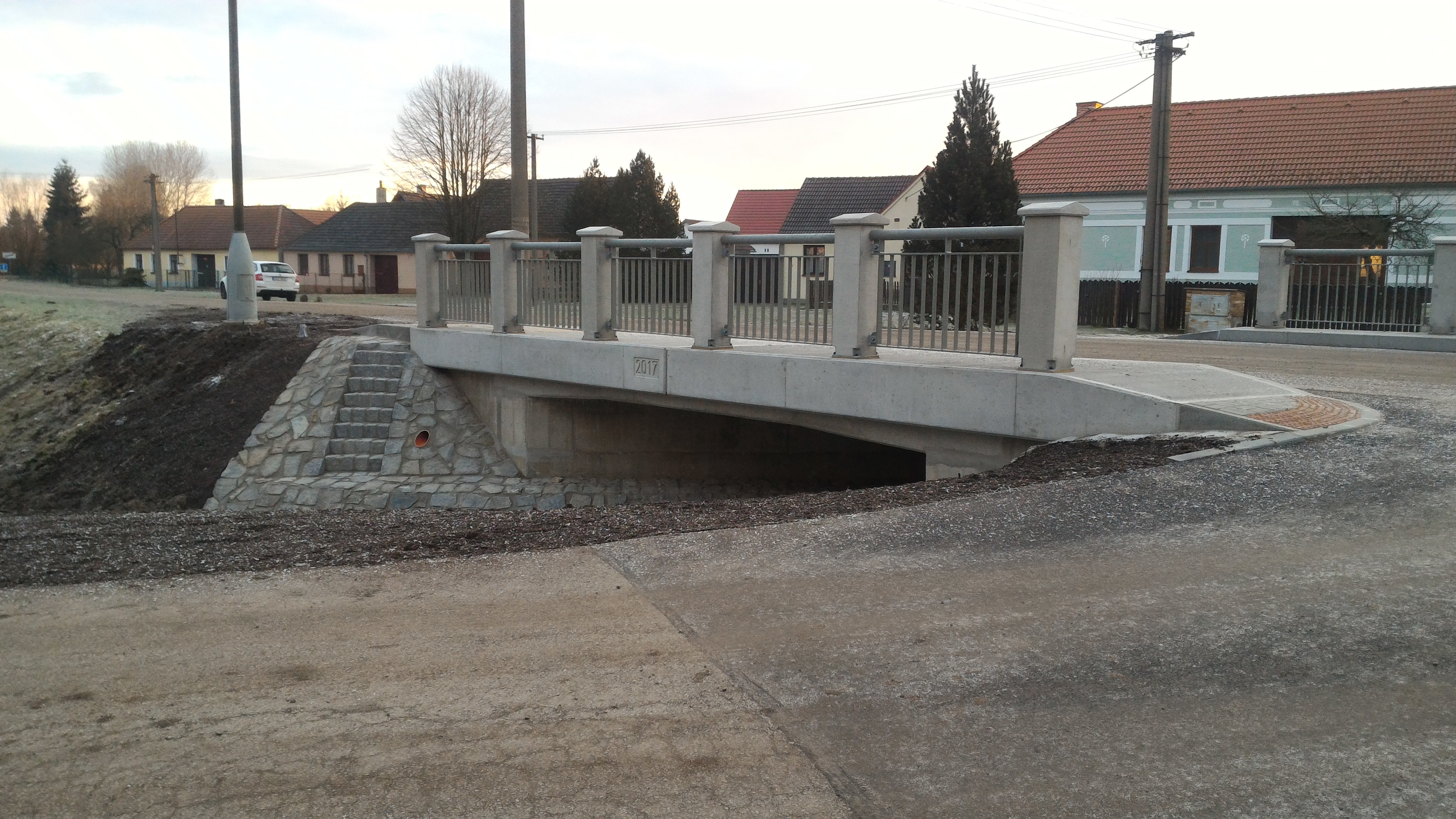 Mažice – rekonstrukce mostů na území obce - Road and bridge construction
