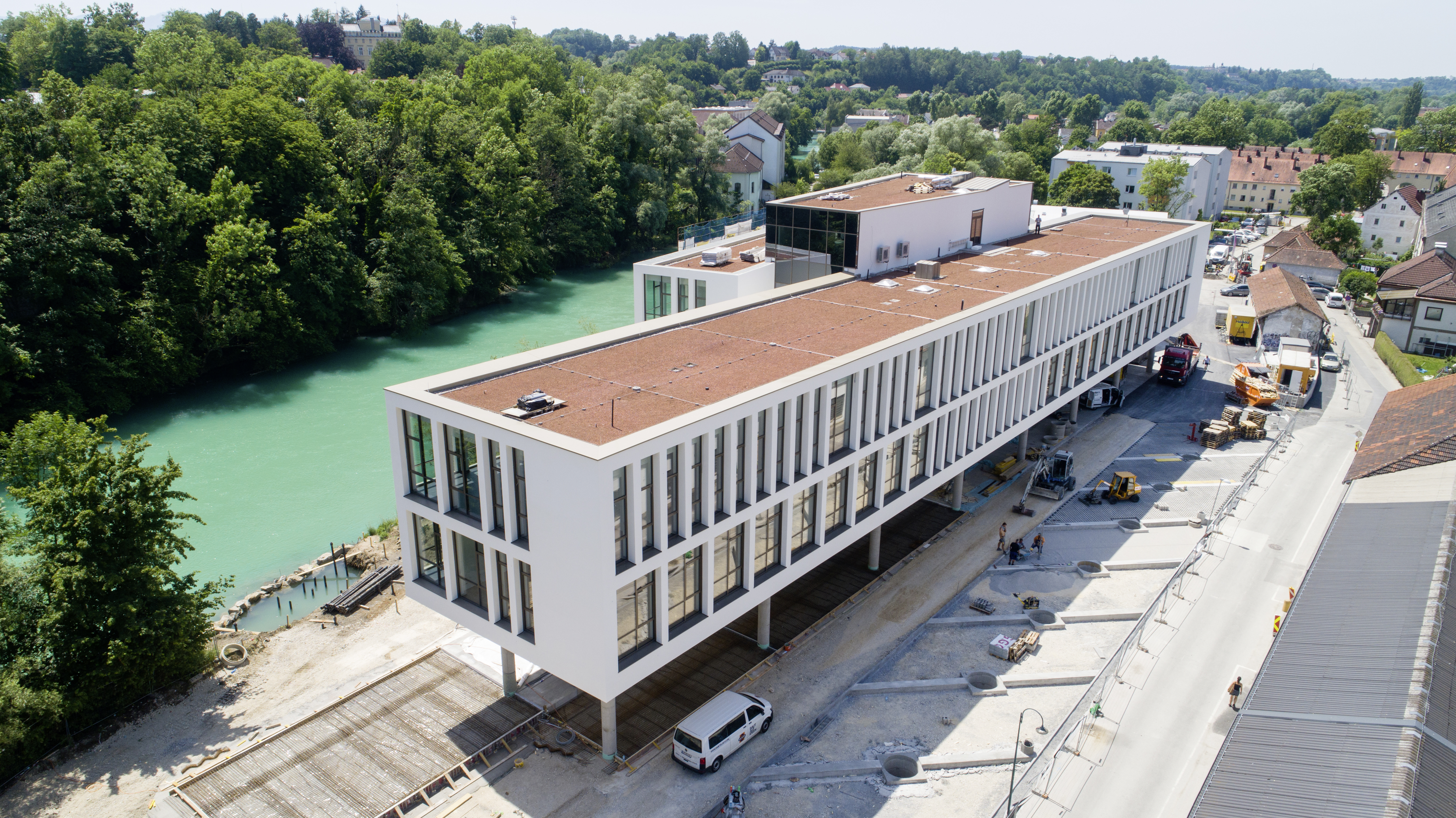 Campusgebäude der Fachhochschule, Steyr - Building construction