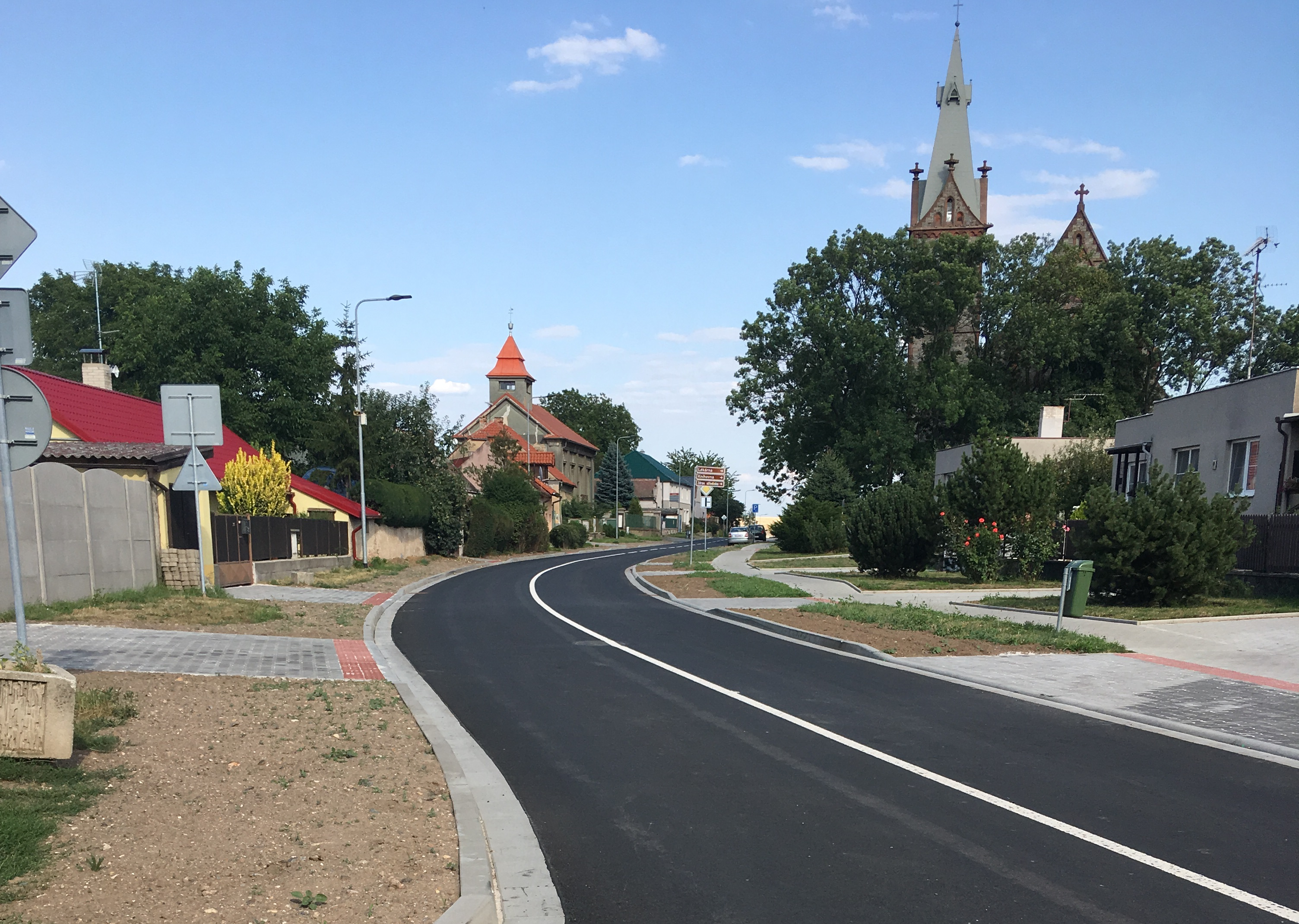 Silnice III/3297, Plaňany – rekonstrukce komunikace - Road and bridge construction