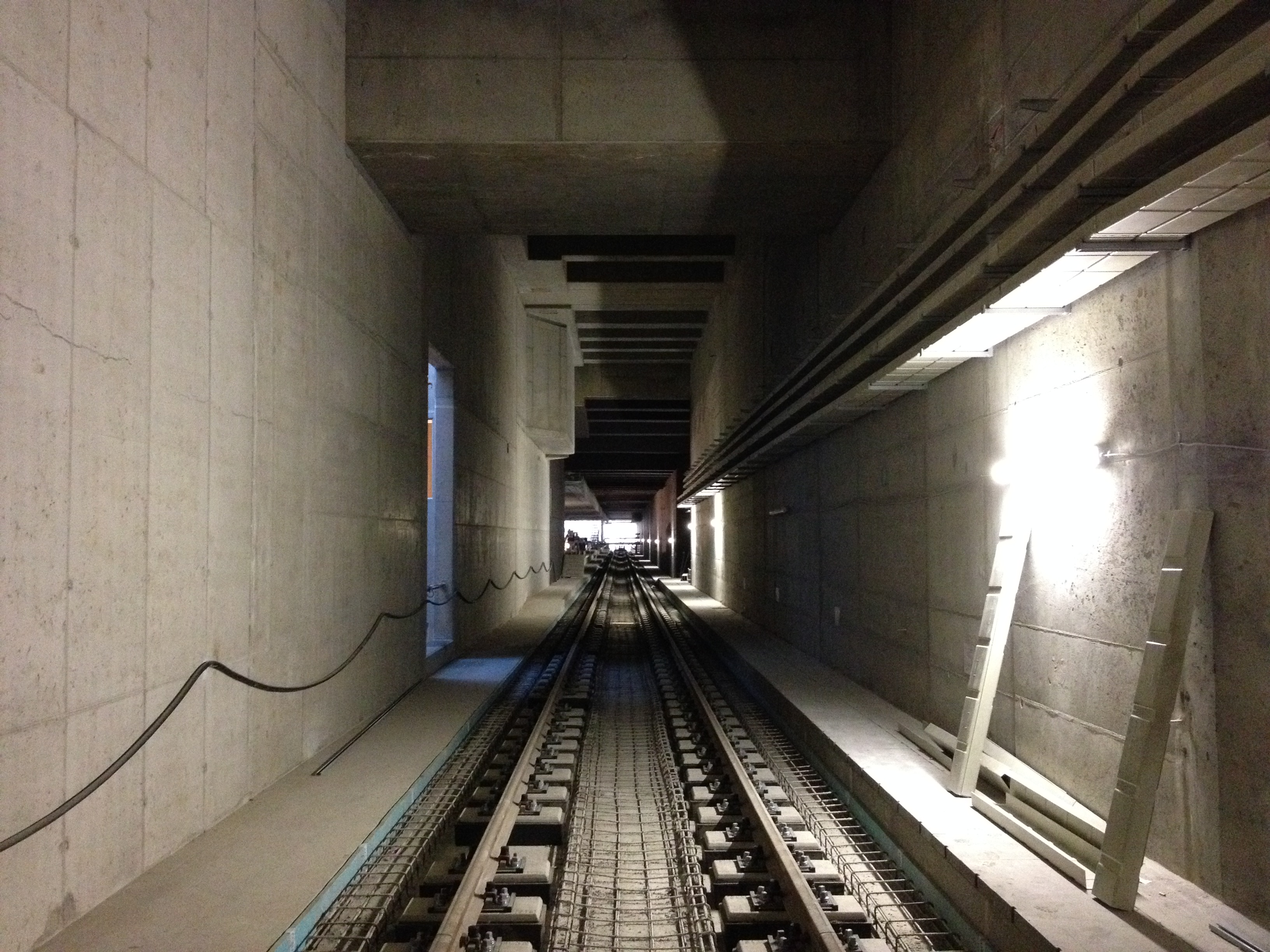 U-Bahn Wien - Baulos U1-8 Alaudagasse - Tunnel construction