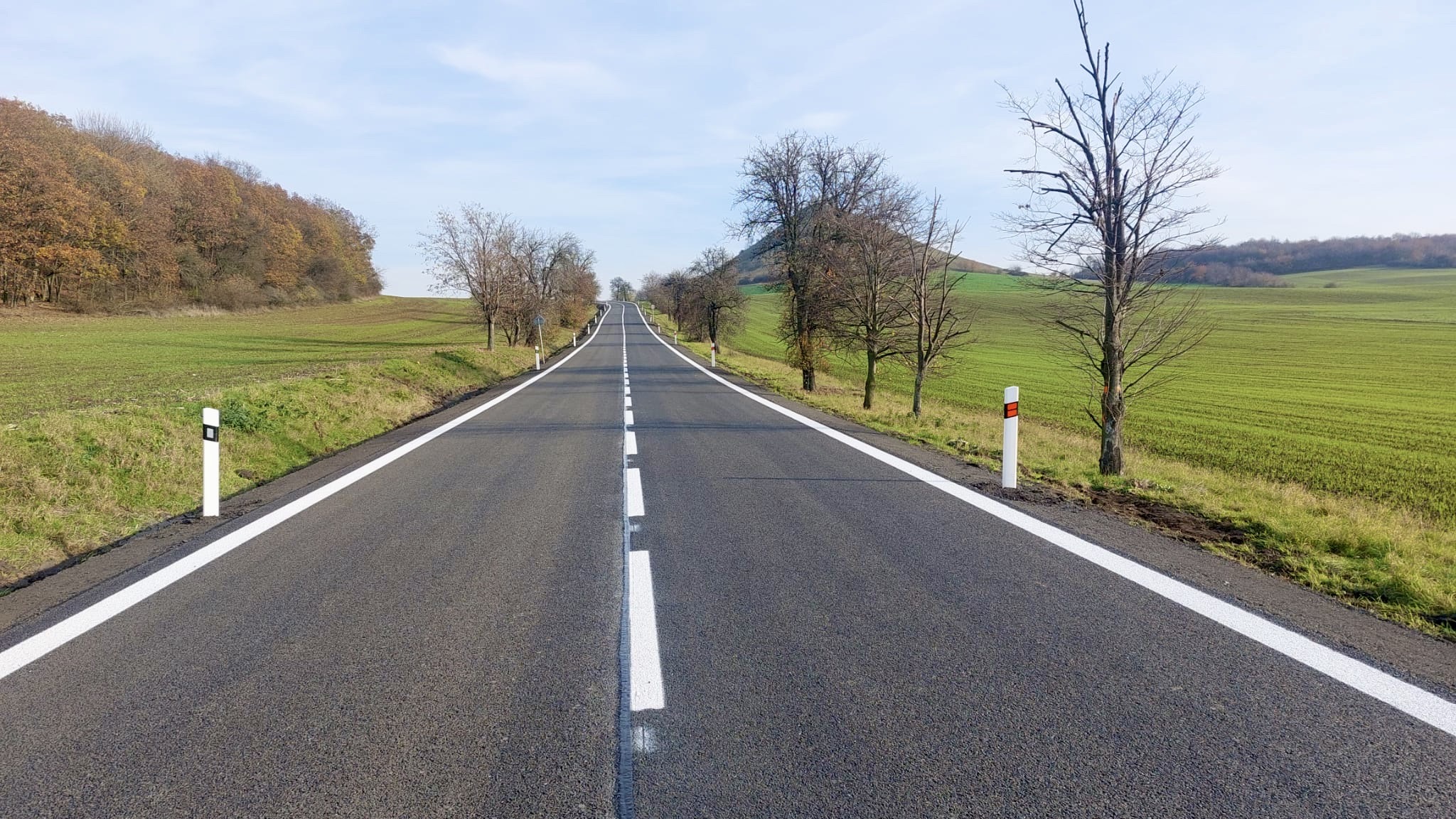 Silnice I/15 – rekonstrukce úseku Chrámce–Hořenec - Road and bridge construction