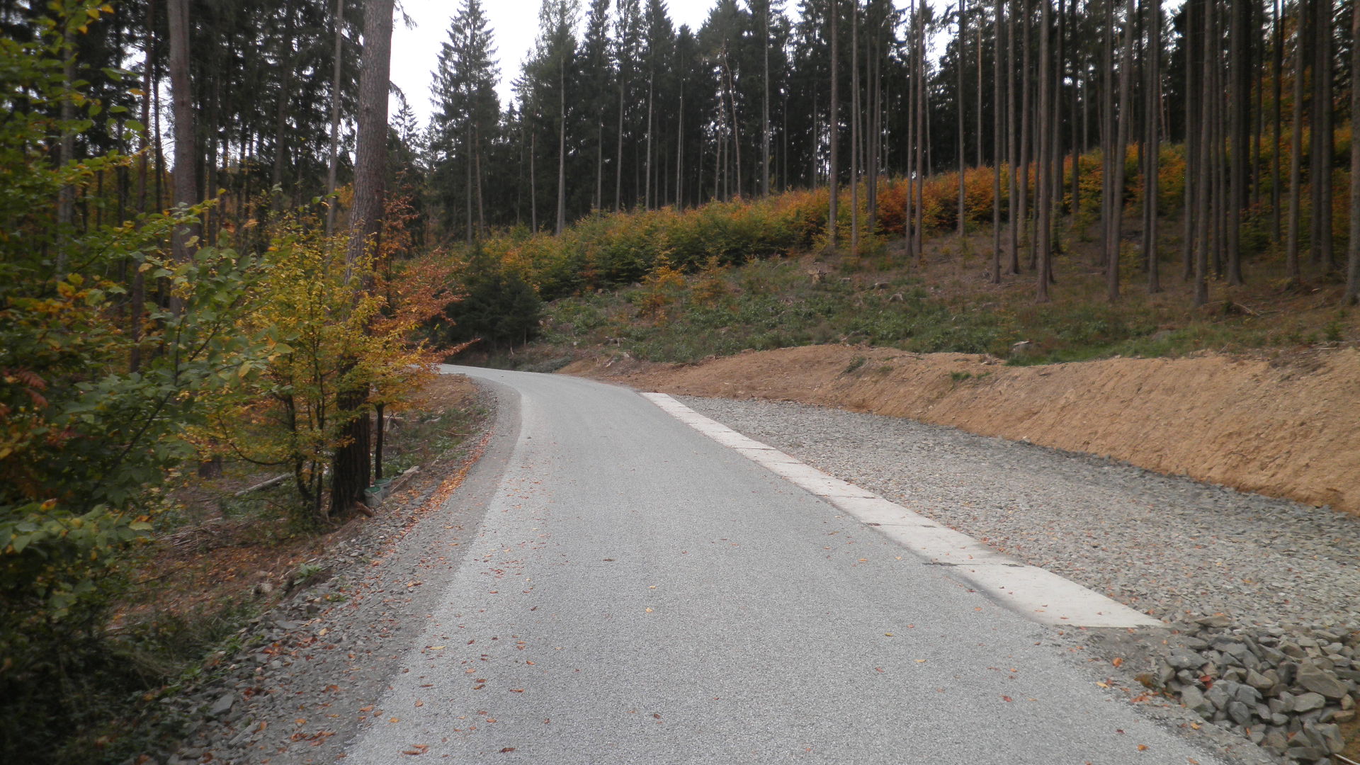 Jedovnice – oprava části cyklostezky č. 507 – Šibrnka - Road and bridge construction