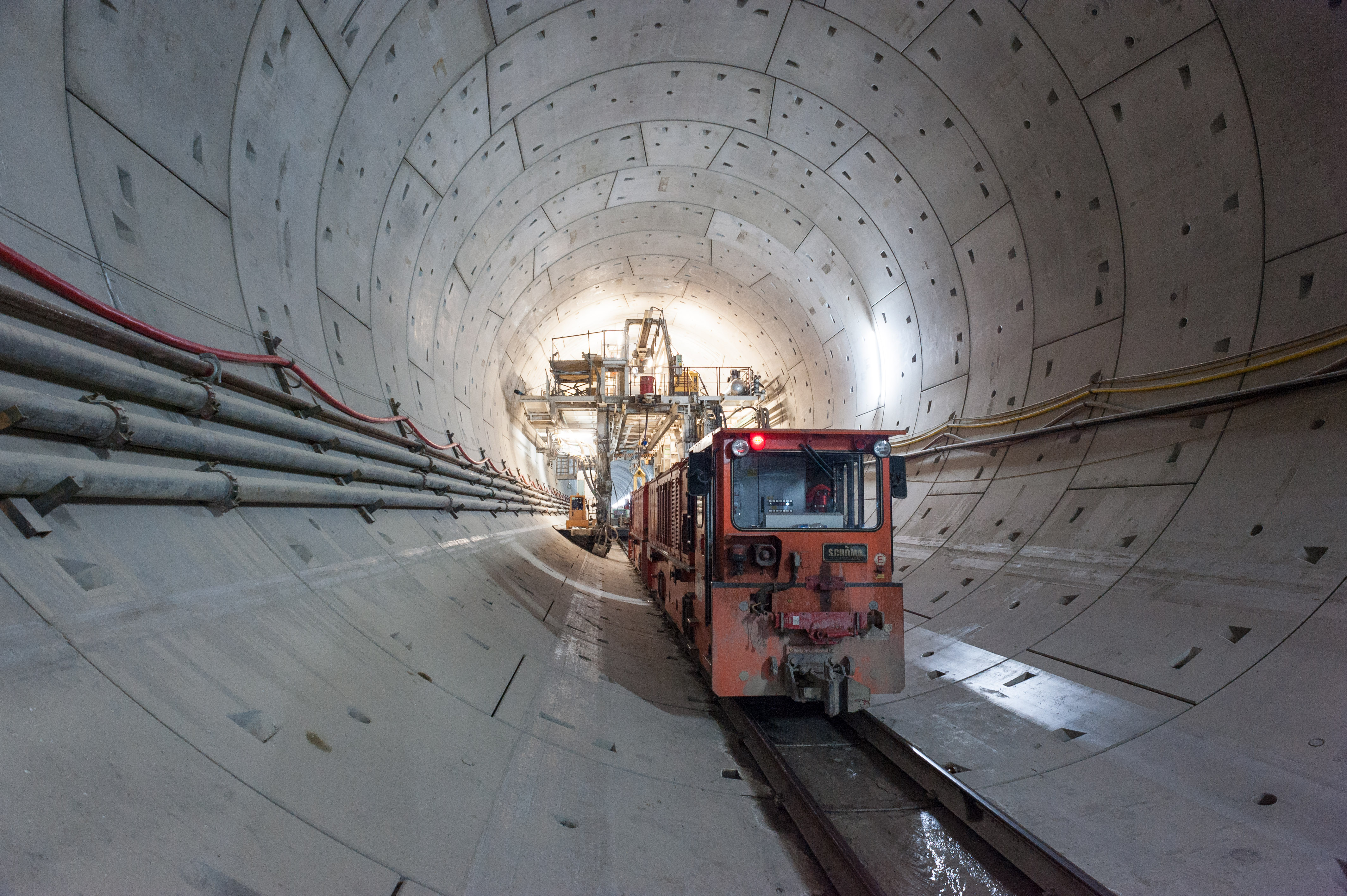 Tunnel Albaufstieg - Tunnel construction