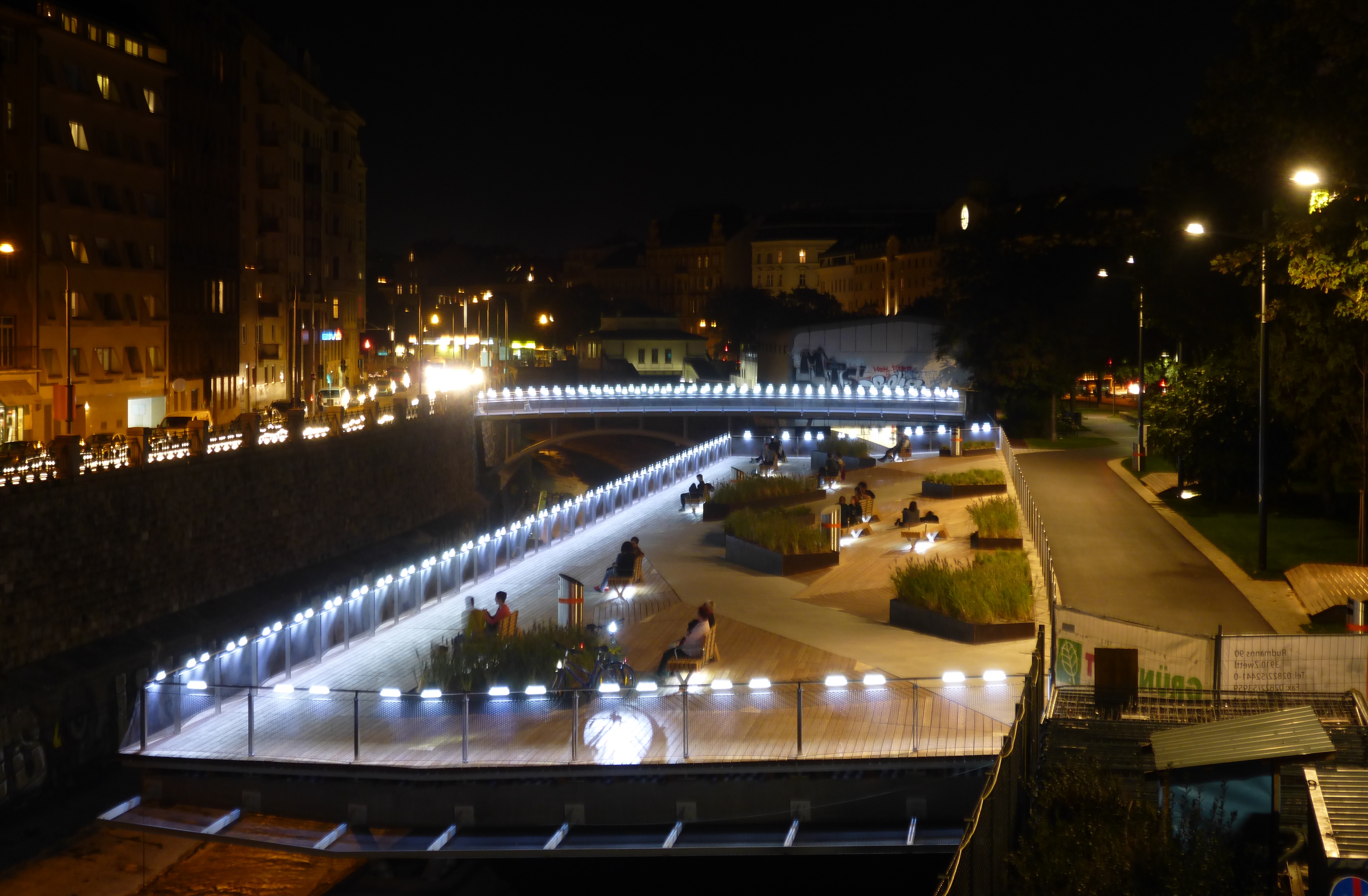 Wientalterasse - Road and bridge construction