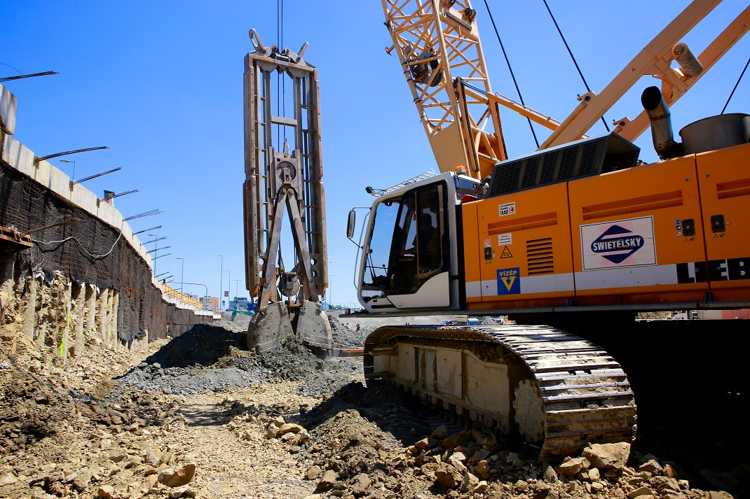 Budapest One Irodaház 1. ütem  - Civil engineering