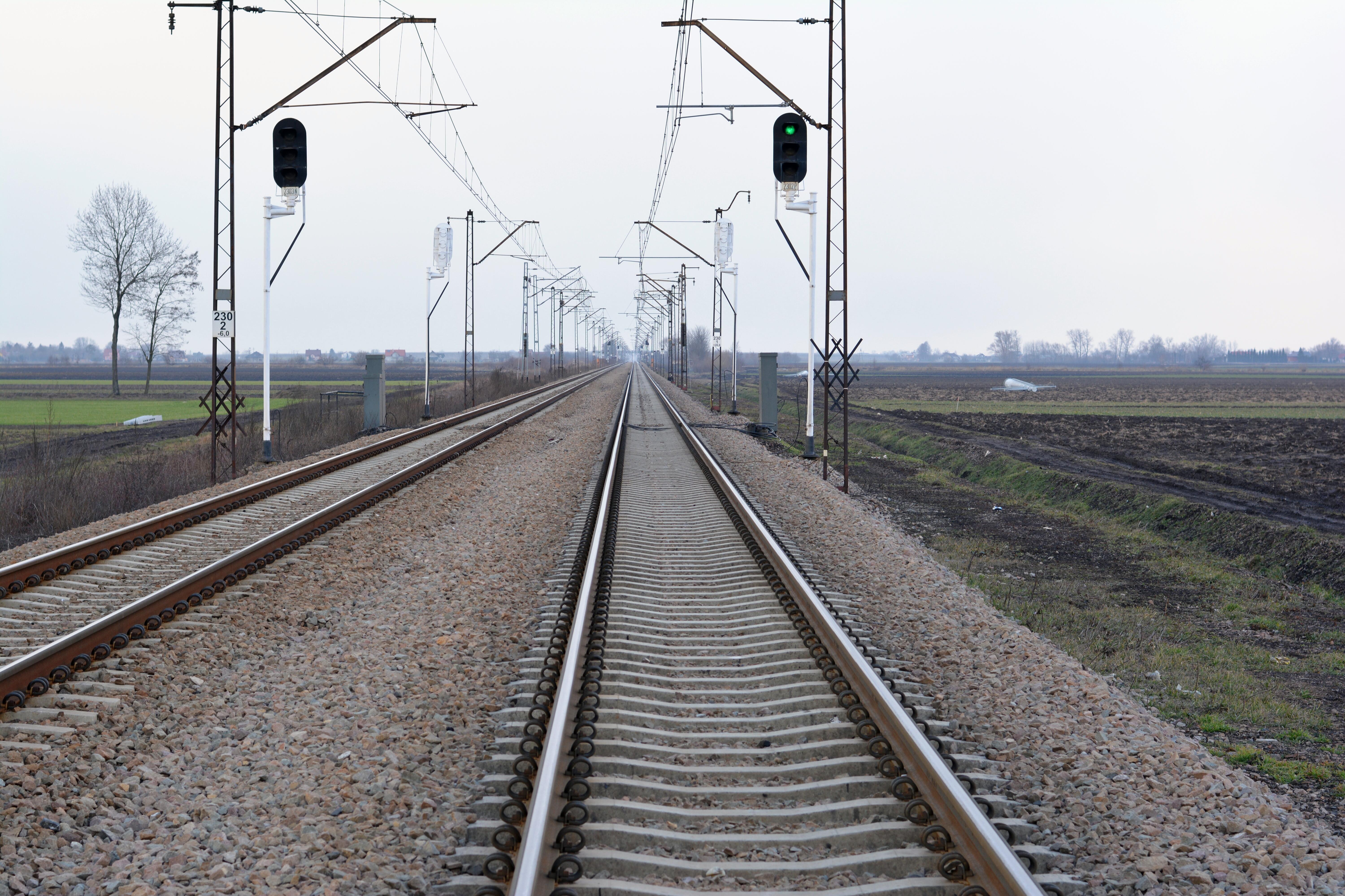 Linia nr 91 – stacja Strażów i Rogóżno oraz odcinek Munina – Radymno – Żurawica - Railway construction