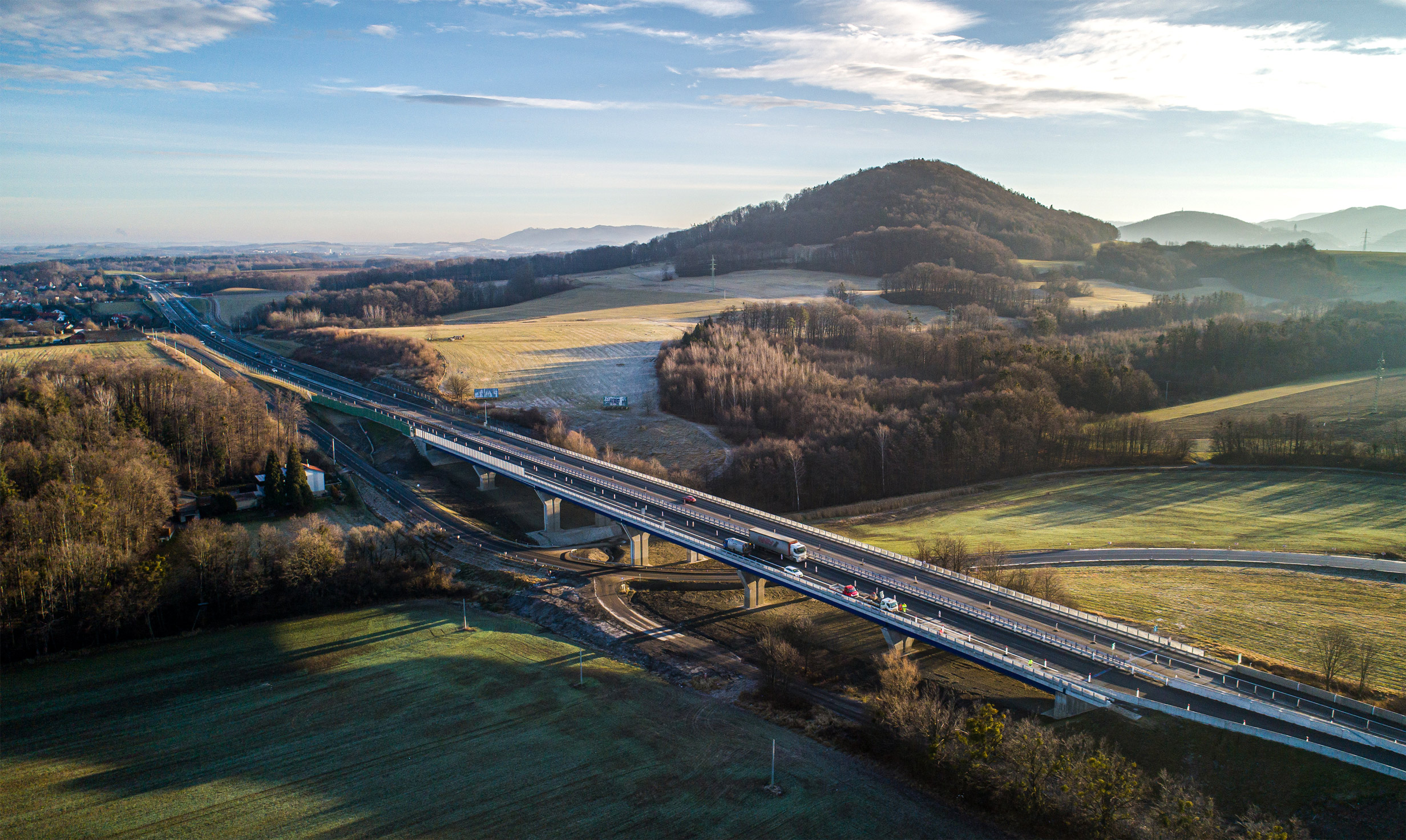 Dálnice D48, Rybí-Rychaltice - Road and bridge construction