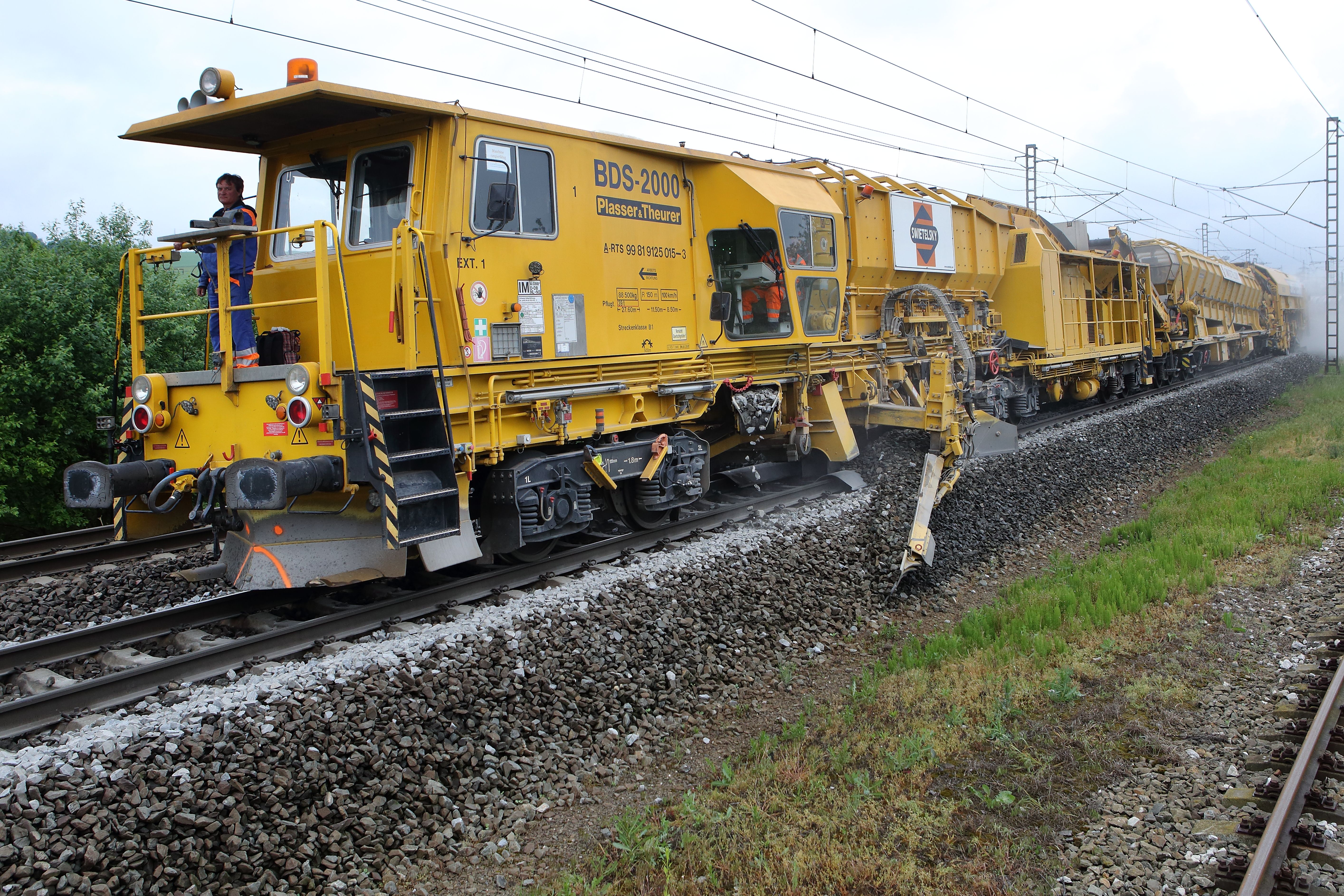 Oprava traťového úseku Zábřeh na Moravě – Olomouc hl. n. - Railway construction