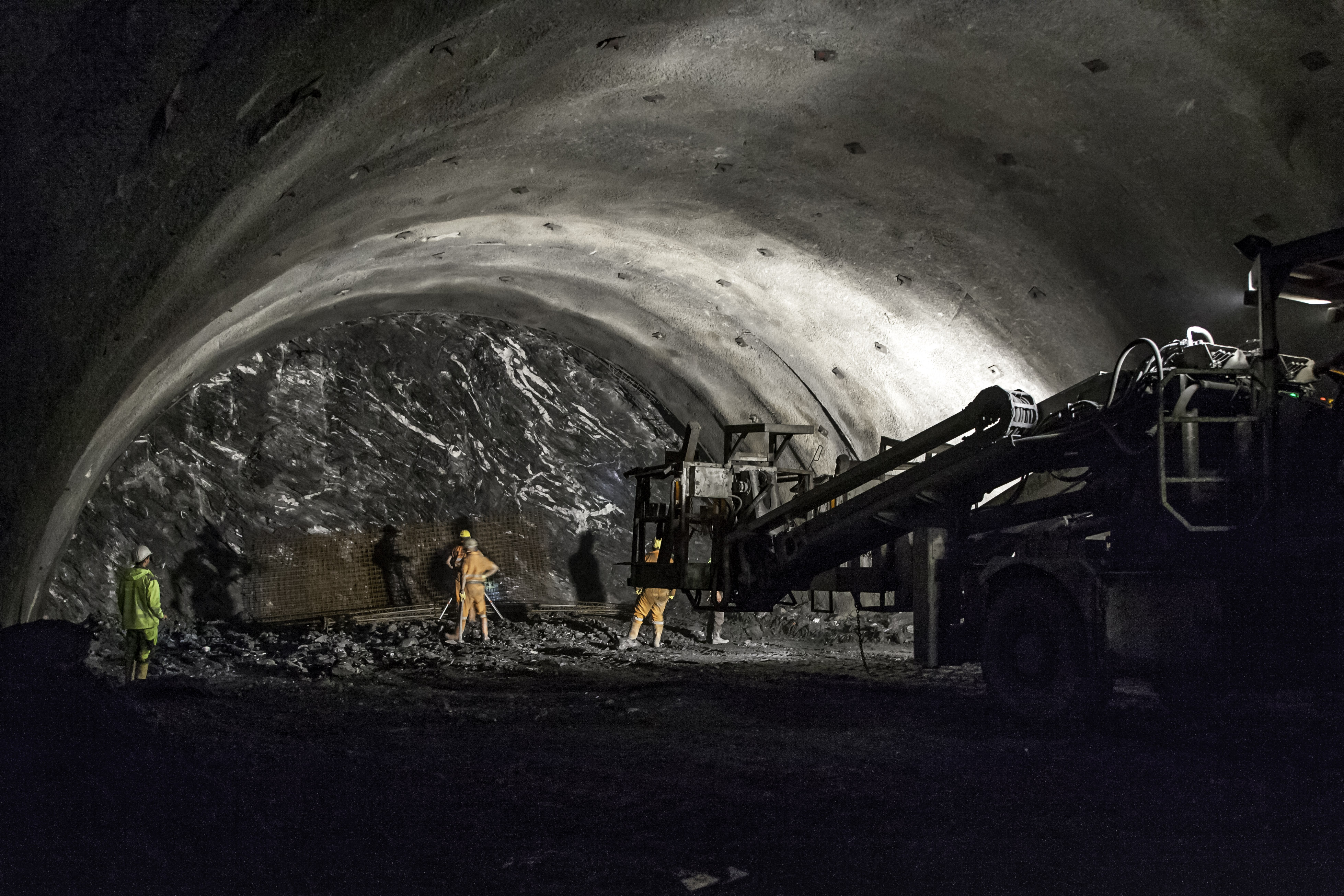 Brenner Basistunnel - Erkundungstunnel Wolf 2 - Tunnel construction