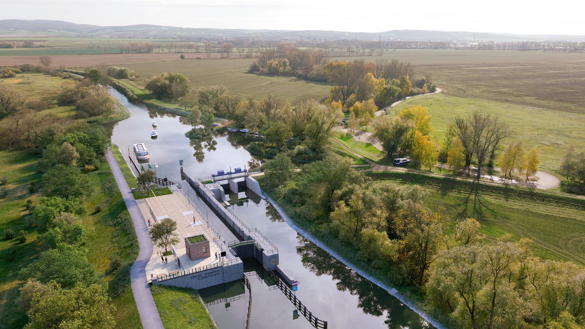 Prodloužení splavnosti Baťova kanálu - CZ