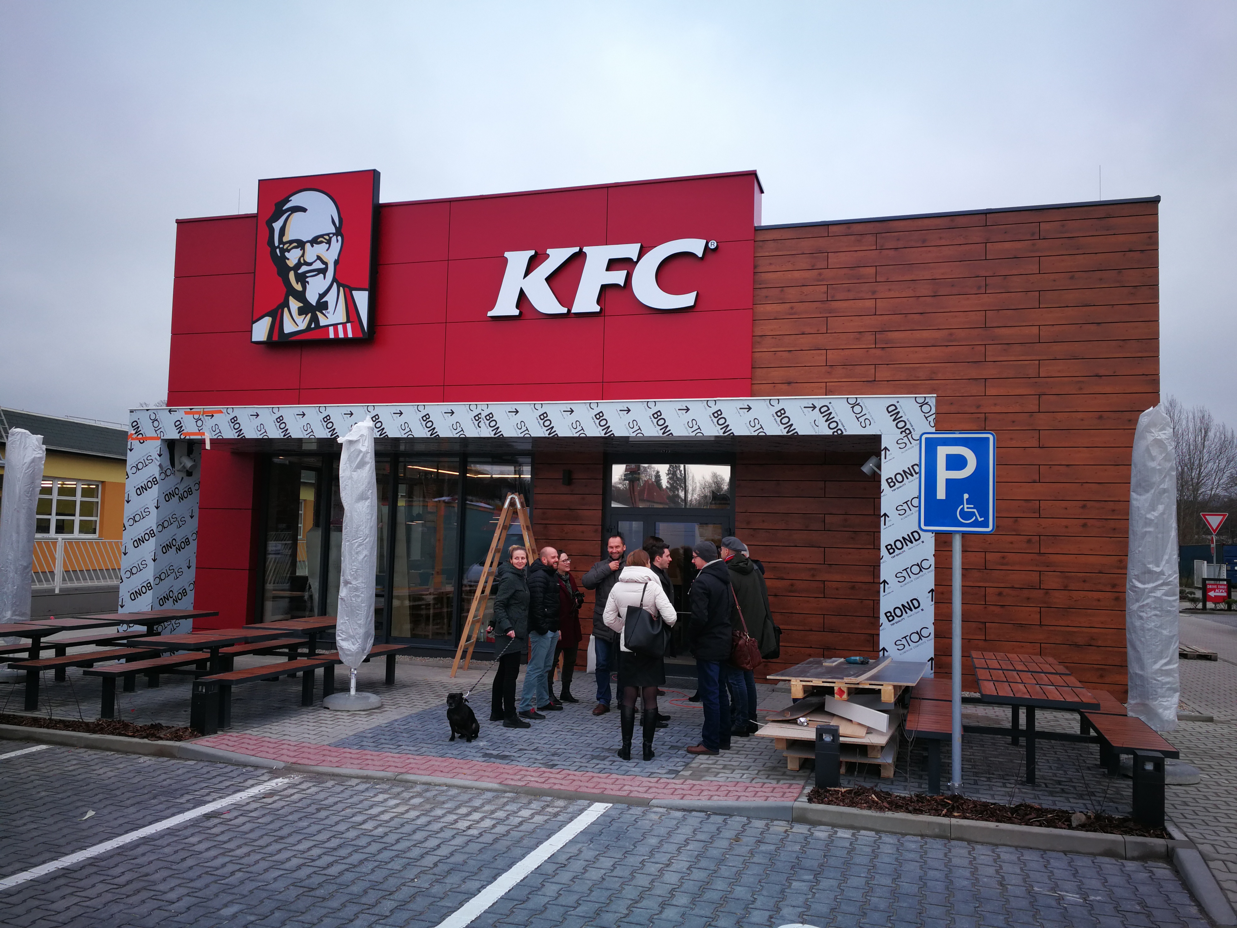Neubau KFC Ansfelden - Building construction