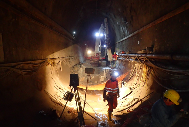 Sanierung Bosrucktunnel - Tunnel construction