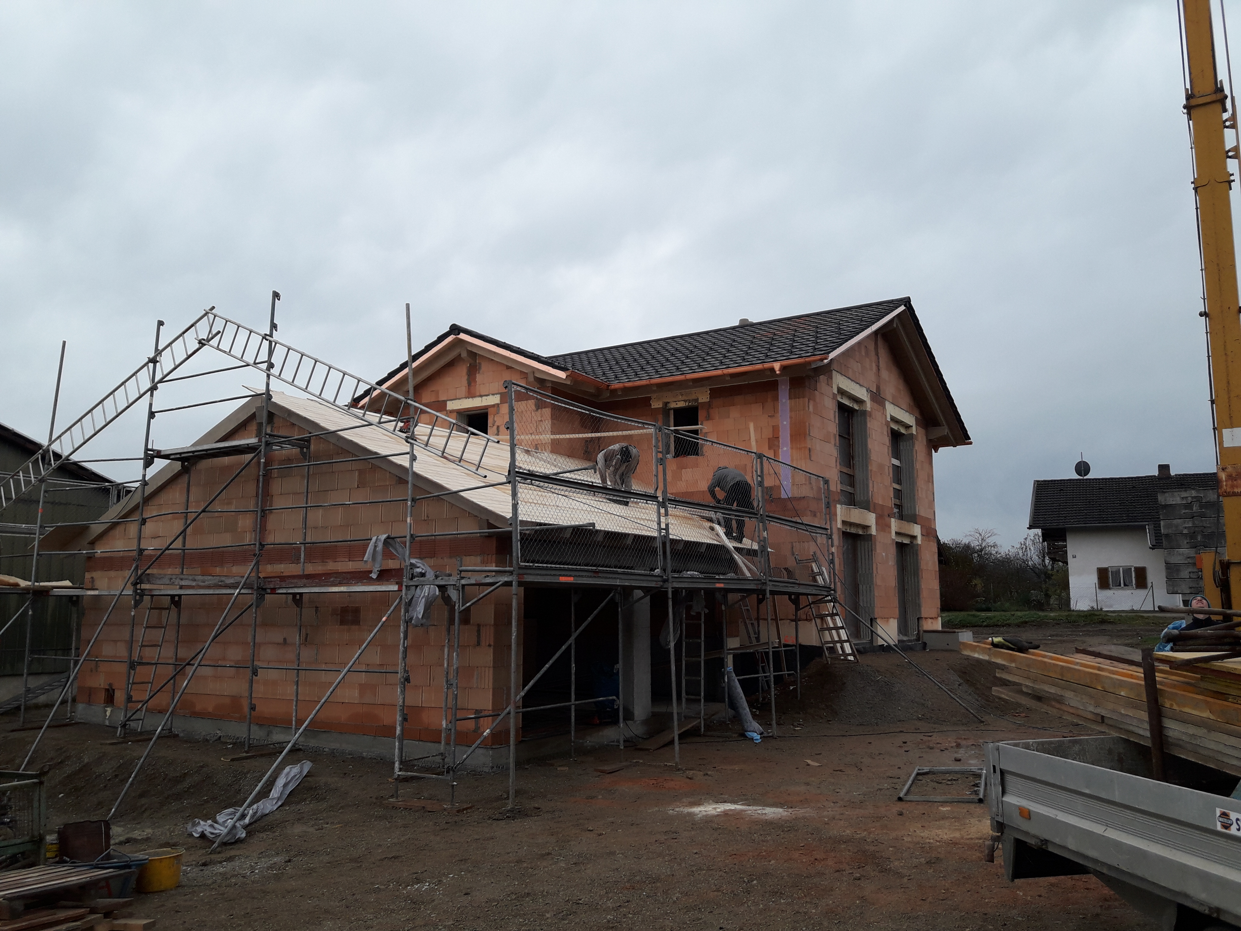 Neubau Einfamilienhaus, Traunreut - Building construction