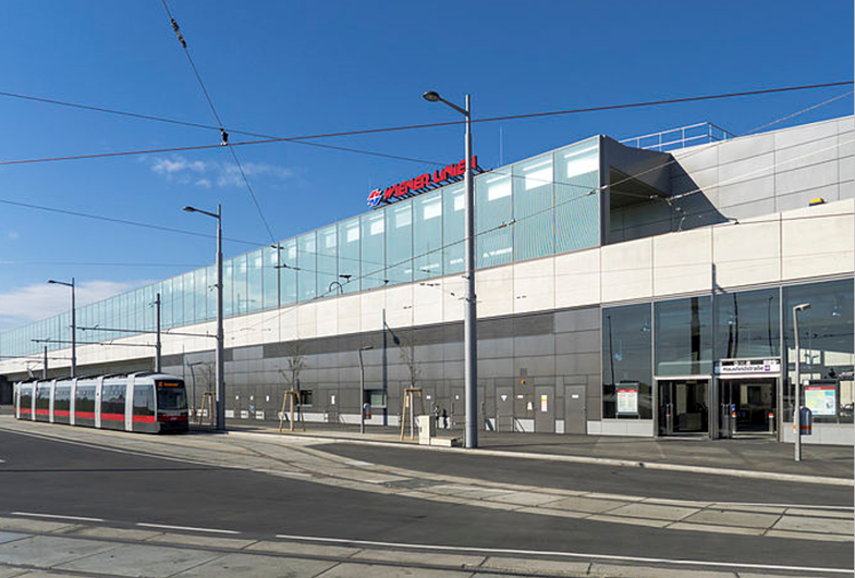 U-Bahnlinie 2, Baulos 14 - Station Hausfeldstraße - Railway construction